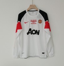 Retro Manchester United Long Away 1:1 Quality Soccer Jersey  2010-2011
