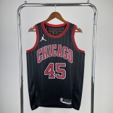 Chicago Bulls Black #45  JORDAN 1:1 Quality NBA  Season Jerseys  2023