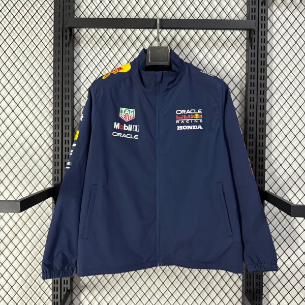 F1 Red Bull  HONDA Windbreaker  Red 1:1 Quality Soccer Jersey  26-27