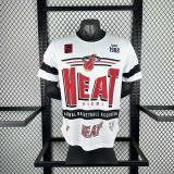 Retro Miami Heat  White  1:1 Quality NBA  Season Jerseys 2026