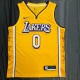 Los Angeles Lakers  V-Neck  Yellow with star  #0 YOUNG 1:1 Quality NBA Season Jerseys