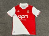 Monaco Home  Fans  1:1 Quality Soccer Jersey   24-25