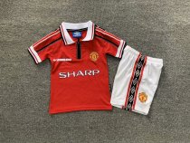 Retro Manchester United Home Kids  1998-1999