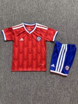 Chile Home kids  Fans 1:1 Quality Soccer Jersey   26-27 (2026)