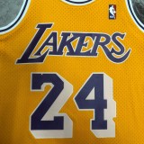 Los Angeles Lakers Retro Kobe #24 BRYANT Mitchell & Ness 2007-08 Gold Hardwood Classics Swingman Jersey