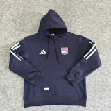 Lyon Hoodie Black Blue Green  Red  Grey  White Jacket  Tracksuit  1:1 Quality Soccer Jersey  25-26