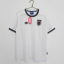 Retro England Home  1:1 Quality Soccer Jersey   1990