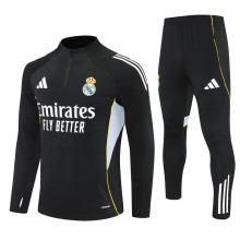 Real Madrid Training  Tracksuit Black (Kids And Man )  1:1  25-26