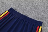 spain Training  Fans Kits Dark Blue (Kids And Man ) 1:1 Quality Soccer Jersey 26-27 (2026)