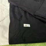 Germany Windbreaker  Interchange Jacket Black  White 1:1 Quality Soccer Jersey  25-26