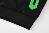 Betis Windbreaker Sets With pants  Black 1:1 Quality Soccer Jersey  25-26