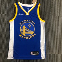 Golden State Warriors Blue V-Neck #9 IGUODALA 1:1 Quality NBA Season Jerseys 75 Year