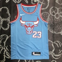 Chicago Bulls Blue #23 JORDAN 1:1 Quality NBA  Season Jerseys