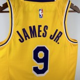 Los Angeles Lakers Yellow #9 JAMES JR. 1:1 Quality NBA Season Jerseys 2023