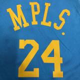 Los Angeles Lakers Kobe #24 BRYANT  Blue Minneapolis NBA Jersey