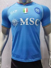 Napoli home Player  1:1 Quality Soccer Jersey   23-24