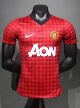 Retro Manchester United player home 1:1 Quality Soccer Jersey   2012-2013
