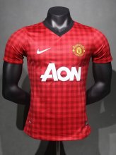 Retro Manchester United player home 1:1 Quality Soccer Jersey   2012-2013