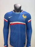 France Home Long Sleeve Special Edition Player 1:1 Quality Soccer Jersey 26-27 (2026)