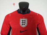 England  Away Long Sleeve Player 1:1 Quality Soccer Jersey  26-27 (2026)