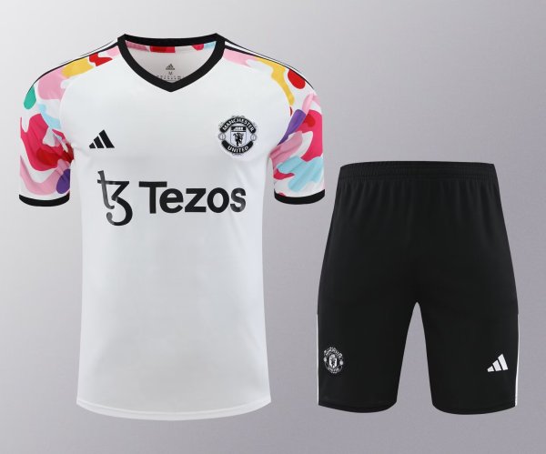Manchester United Training clothing set 1:1 Quality Soccer Jersey   24-25