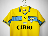 Retro  Lazio Away Yollow 1:1 Quality Soccer Jersey  1998
