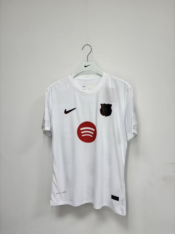 Barcelona  Special Edition White Player  1:1 Quality Soccer Jersey 26-27