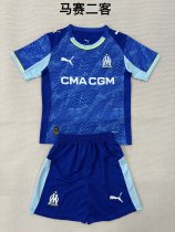 Marseille  Away Fans  (Kids and Man)  A1:1 Quality Soccer Jersey  25-26
