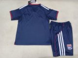 Olympique Lyonnais（OL) Away Kids 1:1 Quality Soccer Jersey  25-26