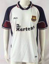 Retro West Ham  Away 1:1 Quality Soccer Jersey  1980-1982