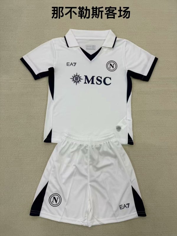 Napoli away fans 1:1 Quality Soccer Jersey   have kids  (16-2XL)   24-25