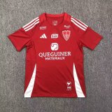 Stade Brestois home Fans 1:1 Quality Soccer Jersey    24-25