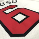 Chicago Bulls White #6 CARUSO 1:1 Quality NBA  Season Jerseys  75 Year