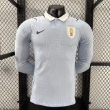 Uruguay Home player Long Sleeve 1:1 Quality Soccer Jersey  26-27 (2026)