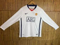 Retro Manchester United long away  1:1 Quality Soccer Jersey  2007-2008