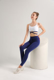 yoga clothes  Bleached Strap Hidden Blue/George Blue Strap Set