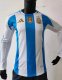 Argentina Home  Long Sleeve  Player  1:1 24-25（With Gold Patch）