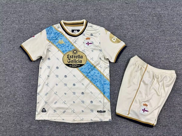 Deportivo La Coruna Third Kids 1:1 Quality Soccer Jersey 25-26