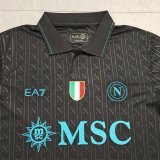 Napoli Third Away  Black Fans 1:1 Quality Soccer Jersey   25-26