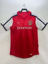 Retro Arsenal home  1:1 Quality Soccer Jersey  2000-2002