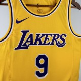 Los Angeles Lakers Yellow #9 JAMES JR. 1:1 Quality NBA Season Jerseys 2023