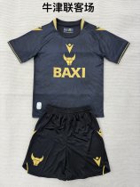 Oxford United Away Fans  (Kids and men ) 1:1 Quality Soccer Jersey  25-26