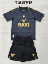Oxford United Away Fans  (Kids and men ) 1:1 Quality Soccer Jersey  25-26