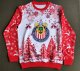Chivas (Guadalajara ) Christmas hoodie White Red Jacket  Tracksuit  1:1 Quality 25-26