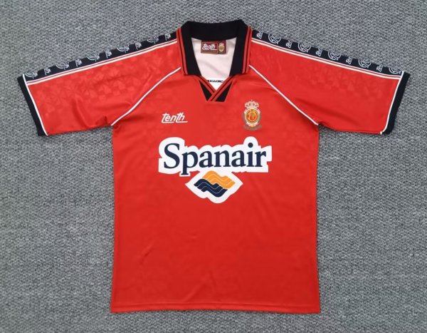 Retro Mallorca Home Red  1:1 Quality Soccer Jersey 1996-1997