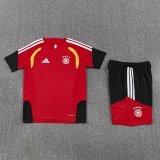 Germany Training  Fans Kits Red   (Kids And Man ) 1:1 Quality Soccer Jersey 26-27 (2026)