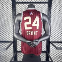 Los Angeles Lakers Kobe #24 BRYANT  Red  All-Star NBA Jersey  2024
