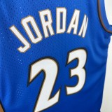 Retro Washington Wizards  Blue #23 JORDAN 1:1 Quality NBA  Season Jerseys 2001-2002