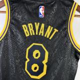 Los Angeles Lakers kids Kobe #8 BRYANT  snake pattern NBA Jerseys