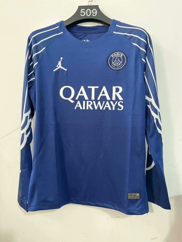 PSG Paris three away long fans  1:1 Quality Soccer Jersey   24-25